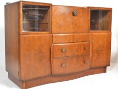 An early 20th Century art deco walnut cocktail - d