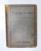 Three Men In A Boat leather bound book by Jerome K