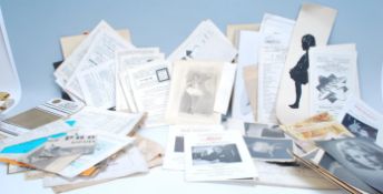 A collection of ephemera relating to Sylvia Hammon