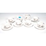 A Royal Doulton coffee service for six persons in