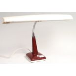 MID 20TH CENTURY RETRO VINTAGE BANKERS TYPE DESK / READING LAMP