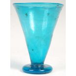 20TH CENTURY RECYCLED MUSKI GLASS EGYPTIAN BEAKER / VASE