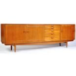 ORIGINAL SCANDART RETRO TEAK WOOD SIDEBOARD CREDENZA