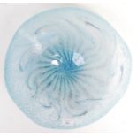 ORIGINAL CONTEMPORARY SPUN FORM STUDIO ART GLASS BOWL