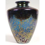 ROYAL BRIERLY 1960'S / 1970'S RETRO VINTAGE STUDIO ART GLASS VASE