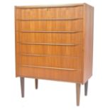 ORIGINAL NORWEGIAN TEAK WOOD CHEST OF DRAWERS BY SKEIE