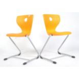 PAIR OF 1970'S V. PANTON VS PANTOSWING CHILDRENS CHAIRS