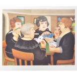 AFTER BERYL COOK SIGNED PRINT ENTITLED ' BRIDGE PARTY '