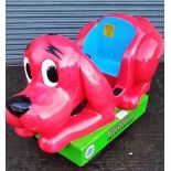 ORIGINAL CLIFFORD THE BIG RED DOG COIN OPERATED CHILDRENS RIDE