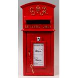 FULL SIZE MODEL OF A GEORGE VI POSTBOX