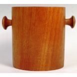 1970'S STUNNING DANISH RETRO VINTAGE TEAK WOOD ICE BUCKET