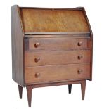 MID 20TH CENTURY YOUNGERS TEAK WOOD BUREAU DESK