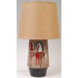 BELIEVED FRATELLI FANCIULLACI ITALIAN STUDIO ART POTTERY LAMP