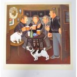 AFTER BERYL COOK SIGNED PRINT ENTITLED ' IN THE SNUG '