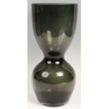 LARGE AND IMPRESSIVE STUDIO ART GLASS VASE