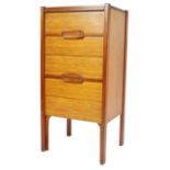 20TH CENTURY RETRO VINTAGE DANISH PEDESTAL CHEST OF DRAWERS