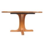 20TH CENTURY PITCH PINE EXTENDING DINING TABLE WITH LEAVES