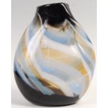 MDINA CORVO RANGE MEDIUM DOUBLE SWIRL MODEL 339 GLASS VASE