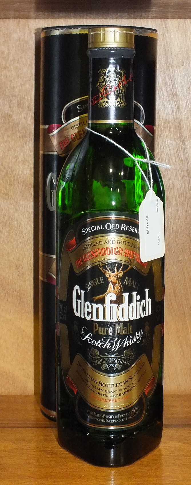 A bottle of Glenfiddich Special Reserve Pure Malt Scotch Whisky, 70cl, 40% vol, in cardboard