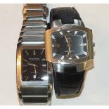 A gentleman's Breil wrist watch and a Bruno Söhnle wrist watch, (2).