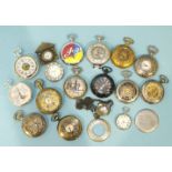 A quantity of modern novelty pocket and other watches, approximately 15.