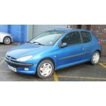 A 2003 Peugeot 206 Entice.