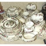 Thirty-three pieces of Royal Albert 'Lavender Rose' teaware, twenty-three pieces of Booths 'Indian