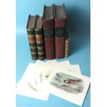 Jones (Thomas Rymer), Cassell's Book of Birds, 4 vols in 2, col litho plts, hf mor gt, 4to, nd,