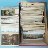 Approximately 540 foreign topographical postcards.