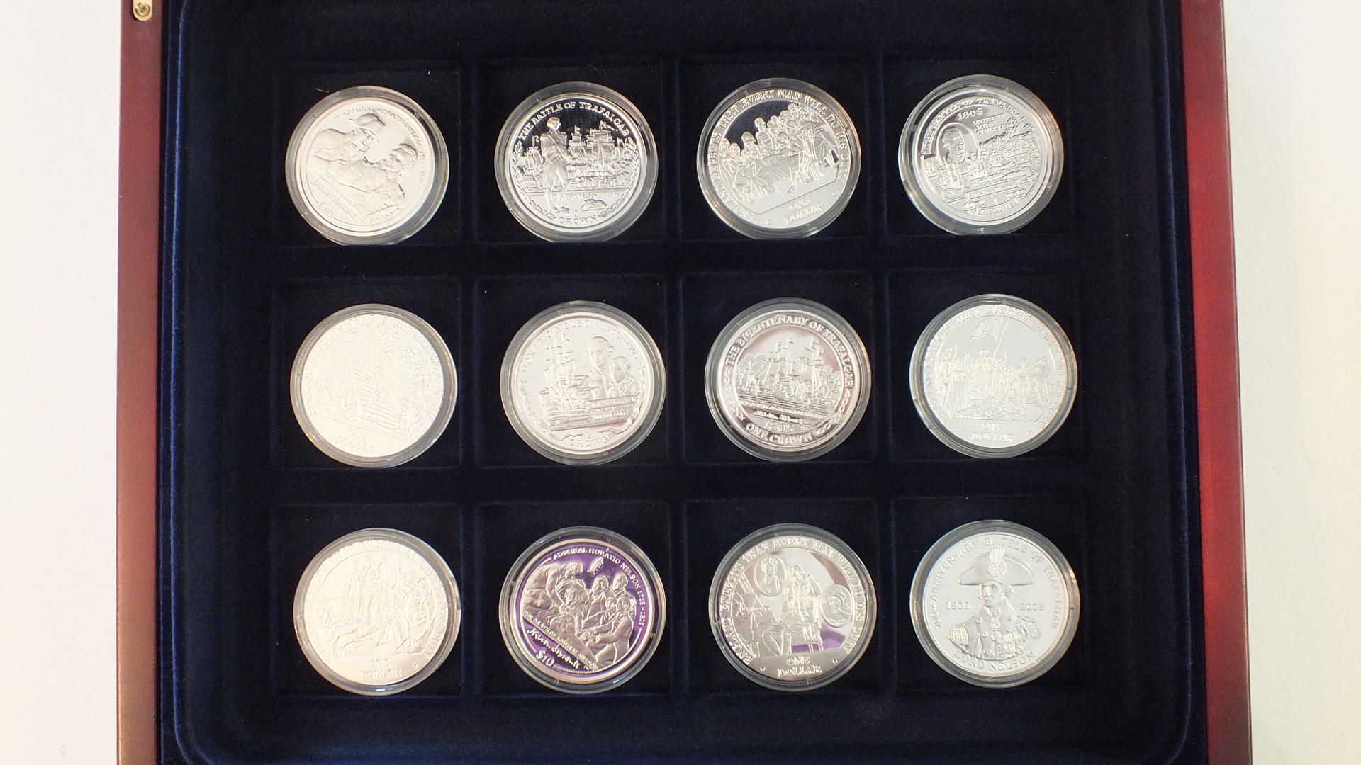 London Mint, "The Vice Admiral Lord Nelson Collection", twenty-one sterling silver coins, in - Image 3 of 5