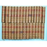 Dickens (Charles), Works, 29 volumes (of 30), illus by H K Browne and others, teg, hf mor gt, marble