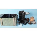 A CB Model 38 projector with fourteen Pathéscope and other films, including five Disney films,