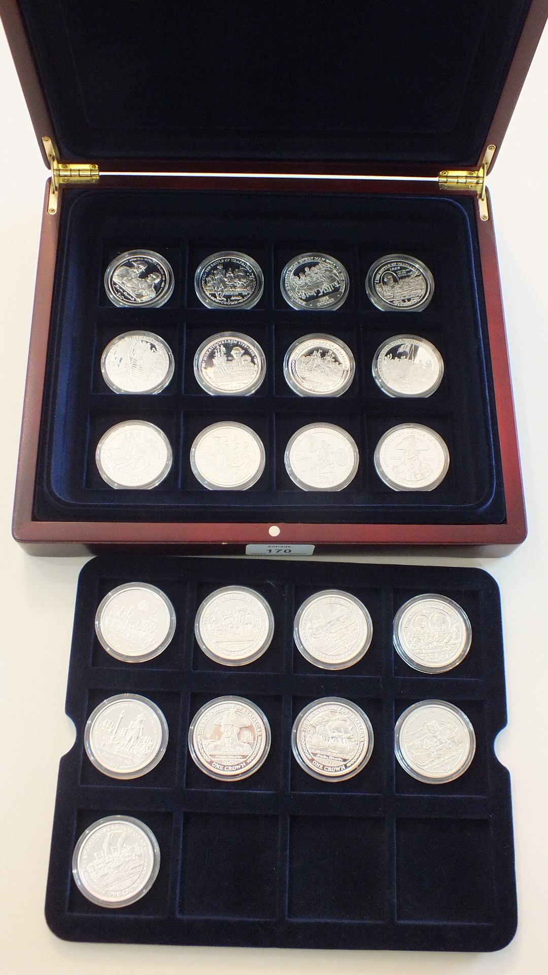 London Mint, "The Vice Admiral Lord Nelson Collection", twenty-one sterling silver coins, in - Image 2 of 5