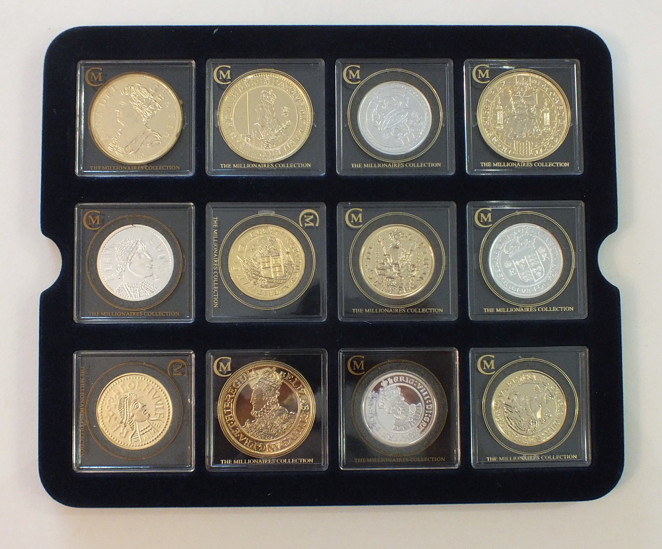 London Mint, "The Millionaires Collection", containing thirty-six silver and silver gilt coins, in - Image 3 of 5