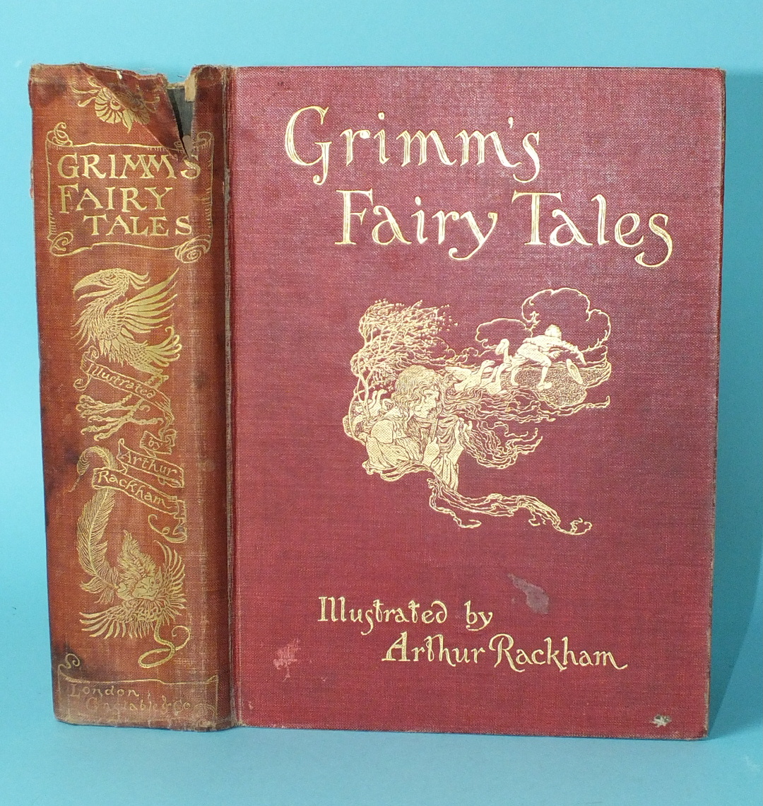 Rackham (Arthur, Illustrator), The Fairy Tales of the Brothers Grimm, 40 tipped-in col plts,