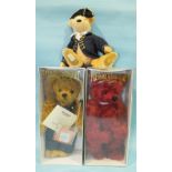 A Merrythought for Compton & Woodhouse teddy bear, "Cranberry Bear", 37cm, ltd edn of 135, boxed