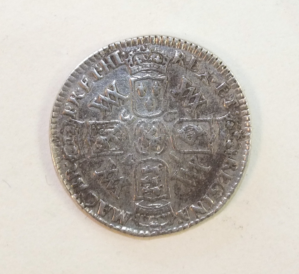 A William & Mary shilling 1693. - Image 2 of 2