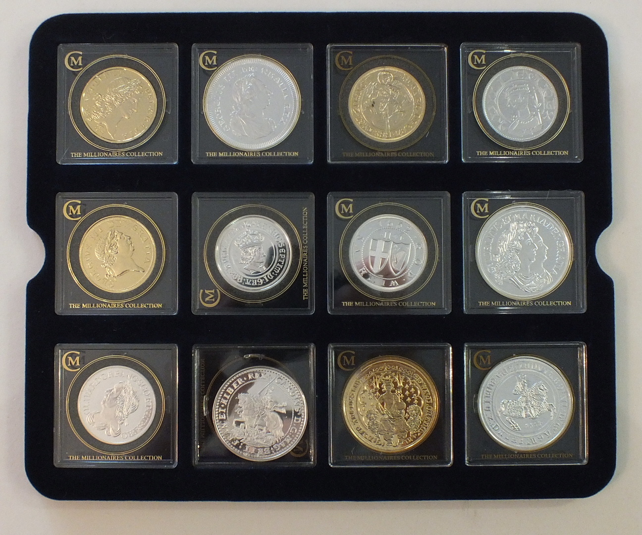 London Mint, "The Millionaires Collection", containing thirty-six silver and silver gilt coins, in - Image 4 of 5