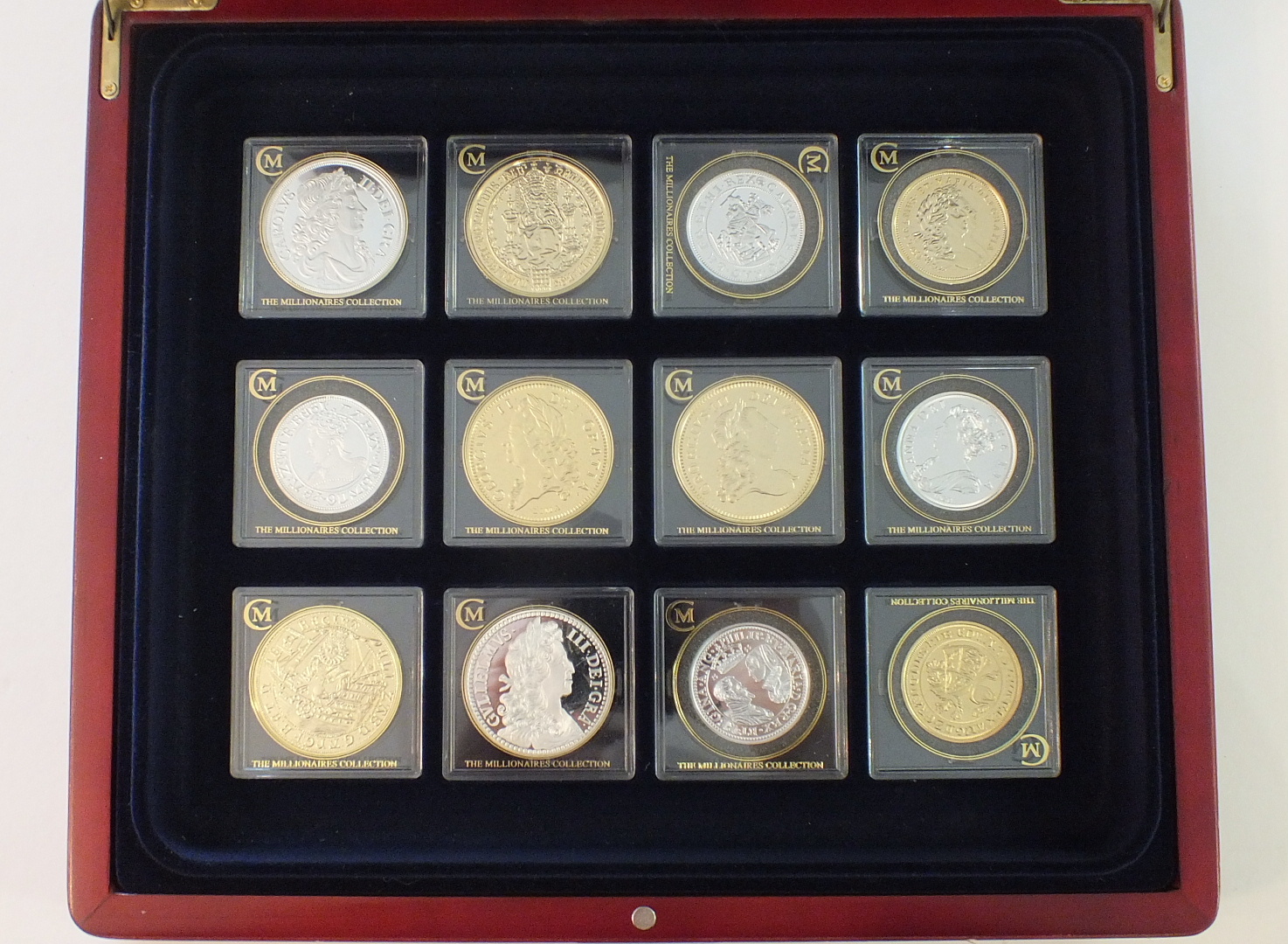 London Mint, "The Millionaires Collection", containing thirty-six silver and silver gilt coins, in - Image 2 of 5