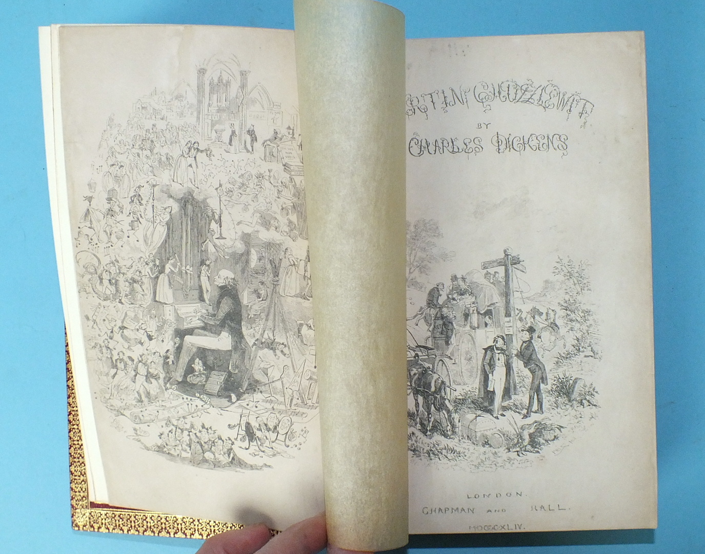 Dickens (Charles), The Life and Adventures of Martin Chuzzlewit, 1st Edition, 1st Issue, (with - Image 4 of 4
