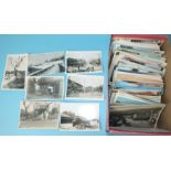Approximately 440 foreign topographical postcards, including an RP of a rebel hanging in Mexico