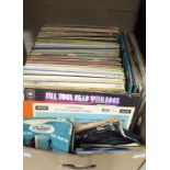 A collection of LP records, (a/f).