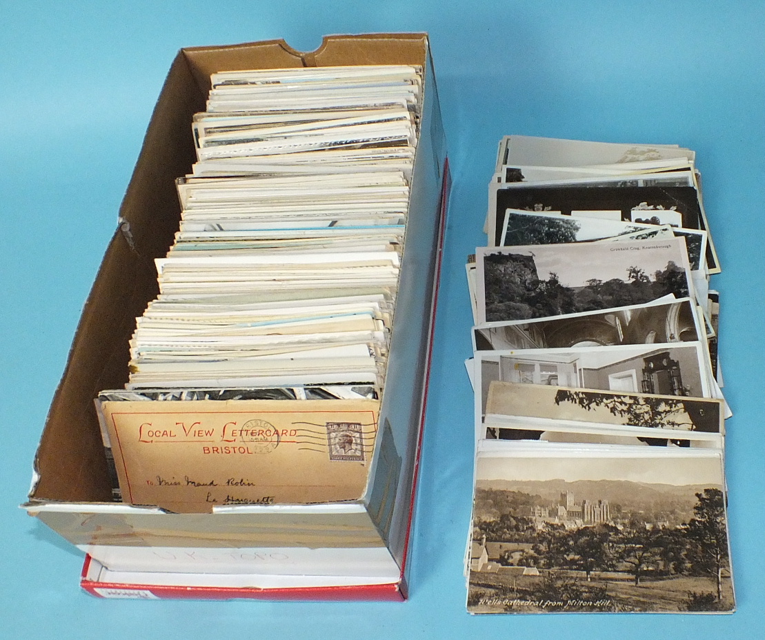 Approximately 770 postcards, mainly UK topographical, loose and in an album. - Image 2 of 3