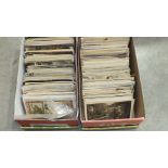 Approximately 1120 loose foreign topographical postcards.