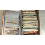 Approximately 900 loose UK and foreign topographical postcards.