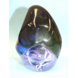 A Caithness unique glass paperweight designed and made by Colin Terris 'Chinese Lantern Series #