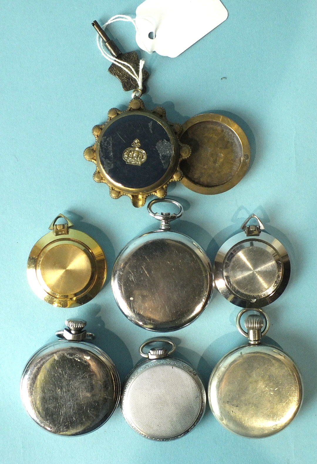 Seven various open-face pocket watches by Ingersol, Sekonda, Derrick and Shu Hang. - Image 2 of 2