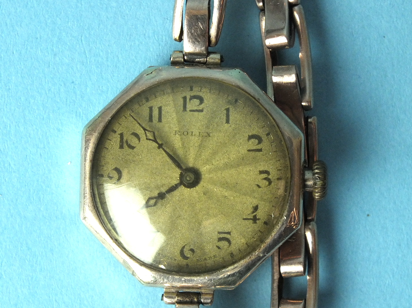Rolex, a lady's 9ct gold octagonal-cased wrist watch, 1939, with 15-jewel movement, signed 'Rolex'