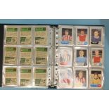 A collection of A & BC Ltd Footballer trade cards, including 1969 green-back 162/170 (+ three