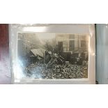 An album of 132 postcards, mainly RPs, including of the 'Great Fire at Hastings, Jan 4th 1909'.